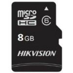 HS-TF-C1(STD)/8G, Карта памяти 8Gb MicroSD Hikvision C1 (HS-TF-C1/8G)