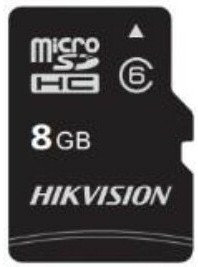 HS-TF-C1(STD)/8G, Карта памяти 8Gb MicroSD Hikvision C1 (HS-TF-C1/8G)