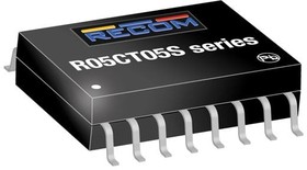R05CT05S-R, Isolated DC/DC Converters - SMD 0.5W 100mA 4.5Vin 3.3/3.7/5.0/5.4Vout
