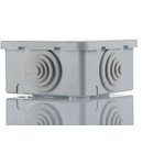 00808 M008080000, Grey Thermoplastic Junction Box, IP44, 75 x 75 x 48mm