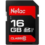 Носитель информации Netac P600 16GB SDHC U1/C10 up to 80MB/s, retail pack