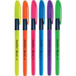 Шариковая ручка с масляными чернилами maxxie neon синяя, 12 шт. FO-GELB035N MIX BLUE