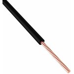 01-6526(1м), Провод ПГВА 1х1.00 мм²,CCA,черный ,1м