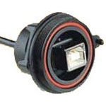 PX0843/B, Гнездо, USB B, USB Buccaneer, на панель,гайка сзади, PIN 4, IP68