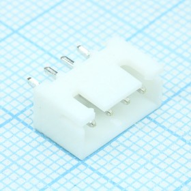 B4B-XH-A (LF)(SN), (CWF-4), Pin Header, вертикальный, Wire-to-Board, 2.5 мм, 1 ряд(-ов), 4 контакт(-ов), Through Hole Straight, JST | купить в розницу и оптом