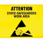ESDSIGN8.5X11, Labels & Industrial Warning Signs ESD Awareness Sign ...
