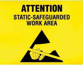 ESDSIGN8.5X11, Labels & Industrial Warning Signs ESD Awareness Sign, Rs-471 8.5In X 11In
