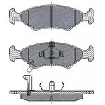 SP266PR, SP 266 PR тормозные колодки