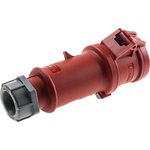 126, ProTOP IP44 Red Cable Mount 4P Industrial Power Socket, Rated At 32A, 400 V
