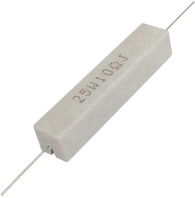 Фото 1/3 RX27-1 10 Ом 25W 5% / SQP25, Мощный постоянный резистор , керамо-цементный корпус