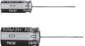 UPM1V222MHD1AA, Aluminum Electrolytic Capacitors - Radial Leaded 2200UF 35V AEC-Q200