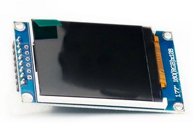 42516, STP128160_0177A / TFT LCD 1.77 160x128, Serial SPI ST7735 Driver, шт, ЖК дисплей STP128160_0177A / TFT LCD 1.77" 160x128, Serial SPI