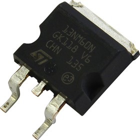 STB13NM60N, Trans MOSFET N-CH 600V 11A 3-Pin(2+Tab) D2PAK T/R