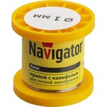 Припой Navigator 93 076 NEM-Pos02-61K-1-K50 (ПОС-61, катушка, 1 мм, 50 гр)