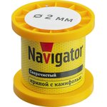 Припой Navigator 93 081 NEM-Pos02-63K-2-K50 (ПОС-63, катушка, 2 мм, 50 гр)