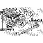 CRMPACFR, CRM-PACFR_подушка двигателя передняя!\ Chrysler Pacifica 03-06