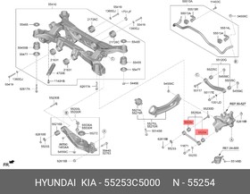 55253C5000, Втулка подвески