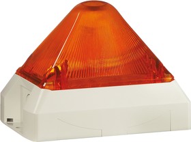Фото 1/2 21550814055, PY X-M-05 Series Amber Flashing Beacon, 24 V ac/dc, Panel Mount, Xenon Bulb