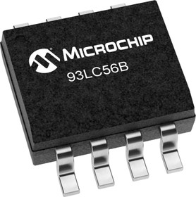 Фото 1/2 93LC56BT-I/SN, 2kbit EEPROM Memory Chip, 250ns 8-Pin SOIC Serial-Microwire