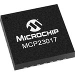 MCP23017T-E/ML, QFN-28-EP(6x6) I/O Expanders