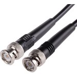 R284C0351011, Male BNC to Male BNC Coaxial Cable, 500mm, RG223 Coaxial, Terminated