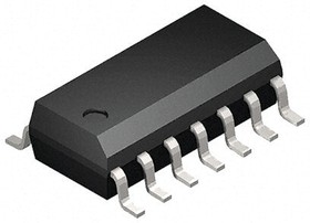 Фото 1/2 74HC00D, Quad 2-Input NAND Logic Gate, 14-Pin SOIC
