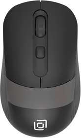 Фото 1/5 Мышь Oklick 310MW, оптическая, беспроводная, USB, черный и серый [1869088]