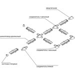 Aax.Tech Коннектор трековый (адаптер для светильника) AAX-EVR1-T-Con-B