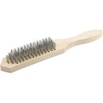 38406, Корщетка с деревянной ручкой 6-ти рядная