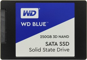Фото 1/9 SSD накопитель WD Blue SA510 2.5 250Gb SATA (WDS250G3B0A)