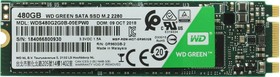 SSD накопитель WD Green 480Gb M.2 2280 SATA (WDS480G3G0B)