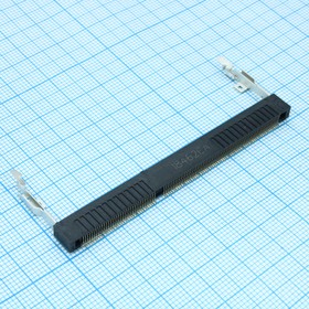 Фото 1/2 2013022-1, Сокета DDR3 204 контакта шаг 0.6мм луженая угловая для поверхностного монтажа лоток