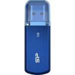 Флешка USB Silicon Power Power Helios 202 128ГБ, USB3.0, синий [sp128gbuf3202v1b]