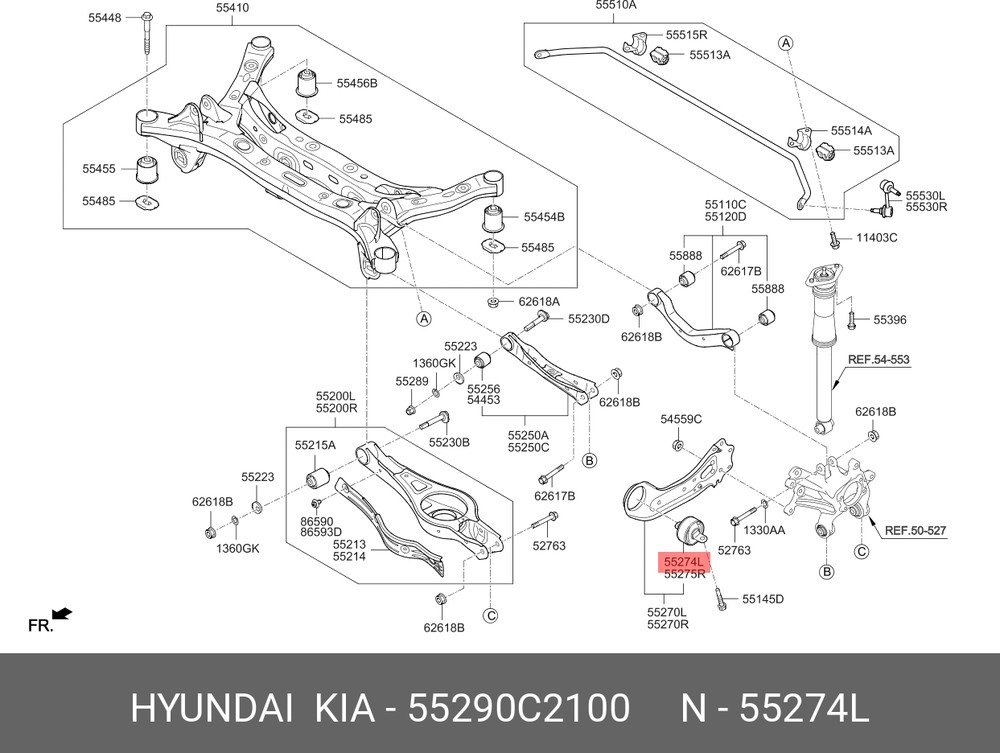 Сайлентблок рычага Hyundai Elantra 23- / Kia Ceed 18-21