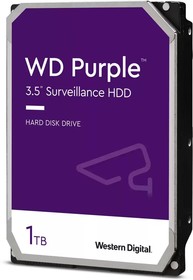 Фото 1/8 Жесткий диск WD Purple 1TB (WD11PURZ)