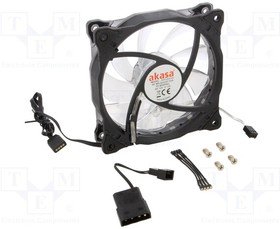 AK-FN093, Fan: DC; axial; 12VDC; 120x120x25mm; 23.2dBA; FD; 1200rpm; 1.14mmH2O