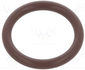 O-16X2.5-75-FPM-BR, Прокладка O-ring; FPM; D: 2,5мм; Oвнутр: 16мм; коричневый