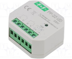 PP-2Z-LED 230V, Relay: installation; in mounting box; 100?265VAC; NO x2; IP20; 16A