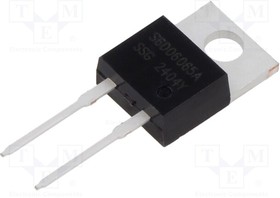 S6D06065A, Diode: Schottky rectifying; SiC; THT; 650V; 6A; 88W; TO220AC; tube