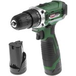 Cordless drill-screwdriver Nammeg ACD12/2CS, Rechargeable, 12V, 2 batteries, Case