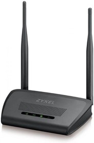 Фото 1/7 Wi-Fi роутер ZYXEL NBG-418NV2-EU0101F, N300, черный