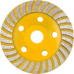 39521, Диск алмазный шлифовальный, посадочный диаметр 22,2 мм," Турбо" 125 мм