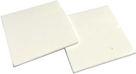 Лист силикона толщина 2,0 мм, (50 х 50 мм) белый