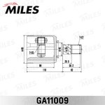 GA11009, ШРУС NISSAN QASHQAI MILES