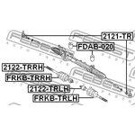 Пыльник р/рейки BMW 3 E90 2004-2008 [ECE] правый \ FRKB-TRRH FEBEST