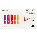 AA740 Colors, Батарейка алкалиновые Xiaomi ZMI Rainbow Zi7 типа AAA (уп. 40 шт)