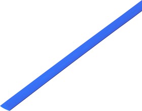 Фото 1/3 20-3505, Трубка термоусаживаемая ТУТ нг 3,5/1,75мм, синяя, упаковка 50 шт. по 1м