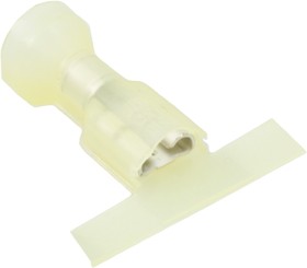 Фото 1/3 4-520447-2, Ultra-Fast .250 Yellow Insulated Female Spade Connector, Receptacle, 6.35 x 0.81mm Tab Size, 3mm² to