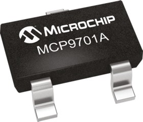 MCP9701AT-E/TT, IC: temperature converter; LAT; -40?125°C; 3.1?5.5V; SOT23; SMD