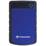 Внешний жесткий диск TRANSCEND StoreJet 1TB, 2.5", USB 3.0, синий, TS1TSJ25H3B